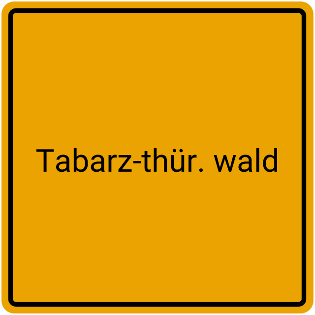 Meldebestätigung Tabarz-Thür. Wald